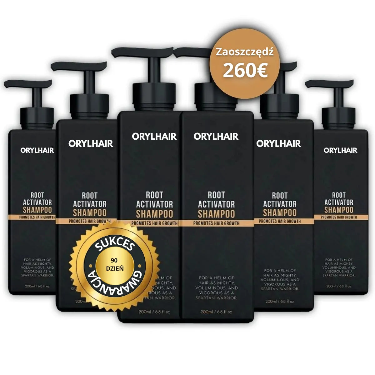 Szampon rewitalizujący włosy Orylo™ RootBoost